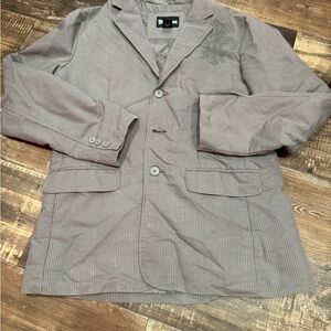 Pop Icon Y2K Men’s Striped Blazer Sz Large